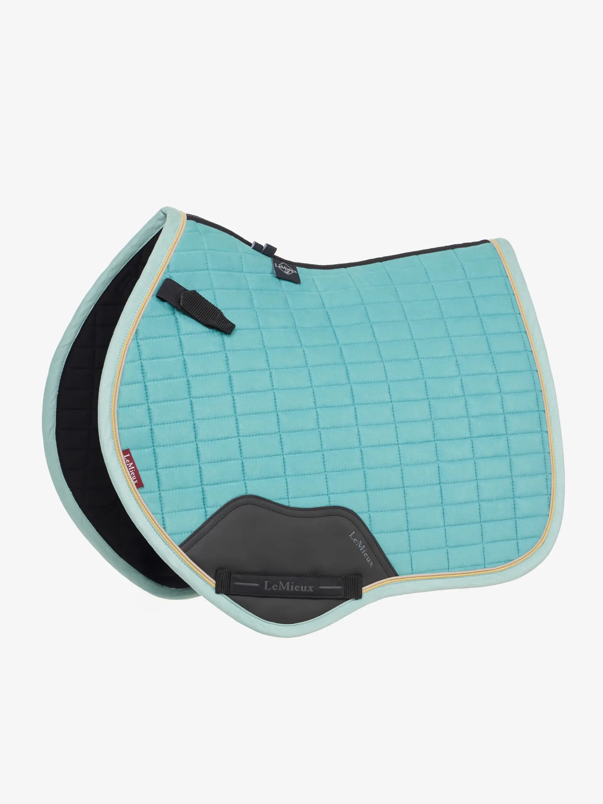 LeMieux Mini Suede Close Contact Lagoon Horse Saddle Pad - Premium Equestrian Equipment