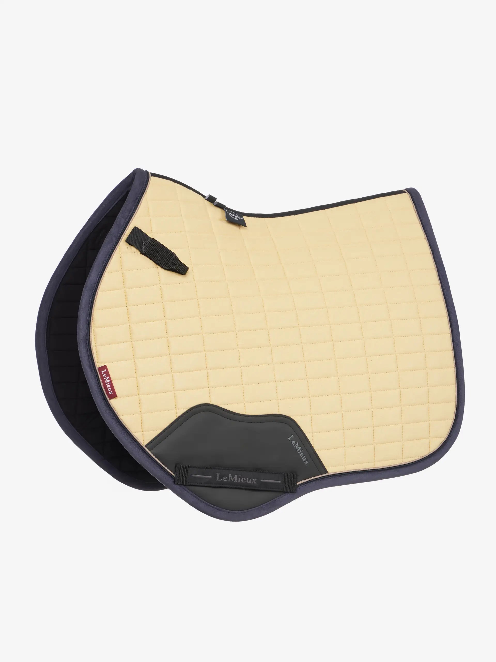 LEMIEUX Mini Suede Close Contact Square Saddle Pad - Mimosa | Equestrian Horse Riding Pad for Ponies