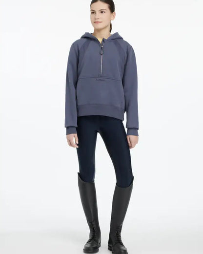 LEMIEUX Young Rider Harriet Pop Over Dusk Hoodie - Equestrian Riding Apparel for Girls - Equiflair