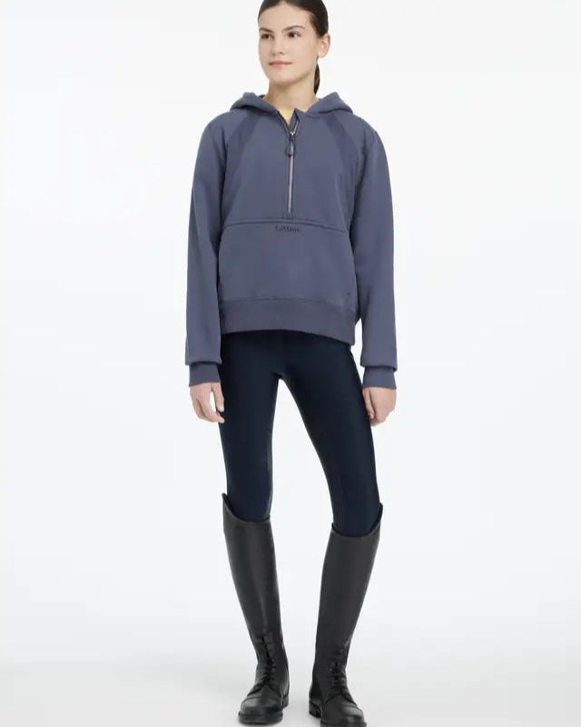 LEMIEUX Young Rider Harriet Pop Over Dusk Hoodie - Equestrian Riding Apparel for Girls - Equiflair