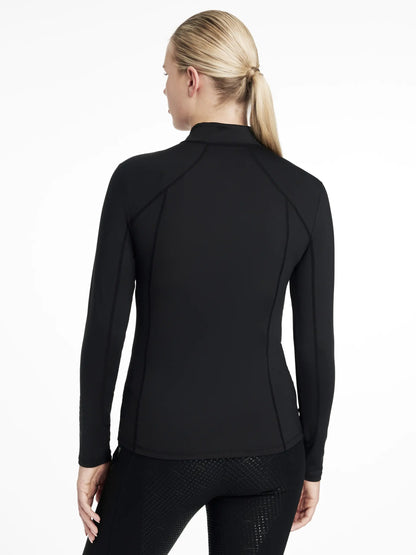 LeMieux Classique Black Baselayer: Equestrian Riding Apparel, UV Protection, Moisture-Wicking