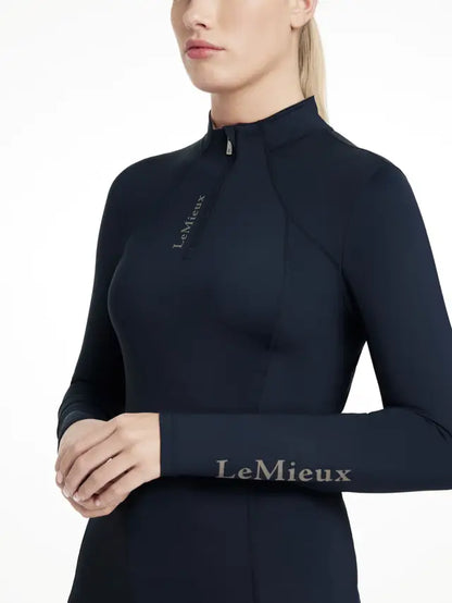 LeMieux Classique Navy Base Layer: Equestrian Riding Apparel - Performance Wear