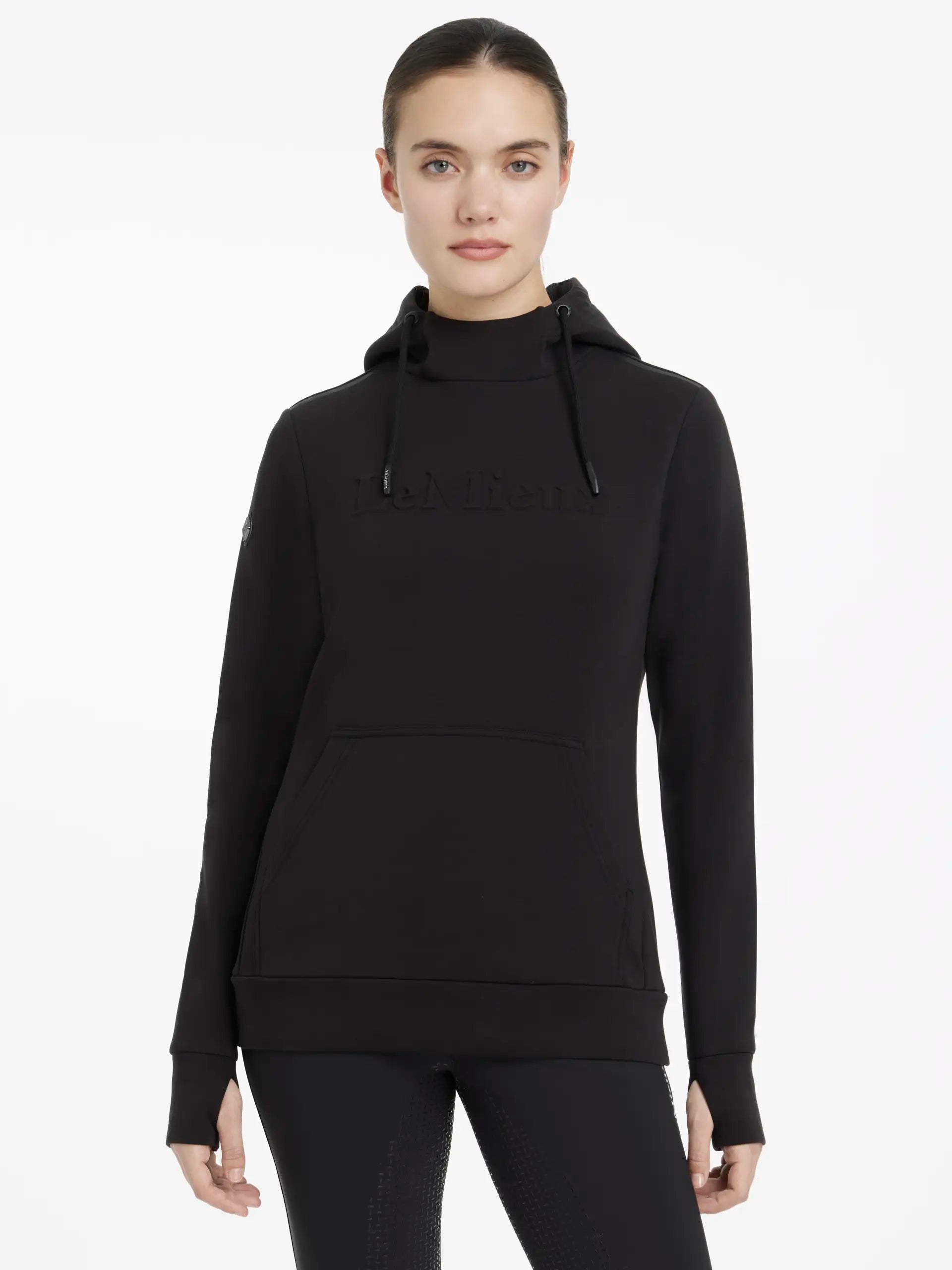 LeMieux Classique Black Hoodie for Women | Equestrian Style