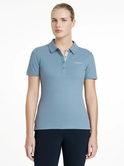 LEMIEUX CLASSIQUE POLO SHIRT ICE BLUE, Women's Riding Apparel