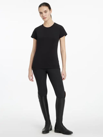 Lemieux Classique Black Riding T-Shirt | Equestrian Apparel | Women's Horse Riding Top | Equiflair