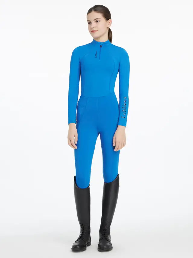 LeMieux Young Rider Classique Base Layer Benetton Blue