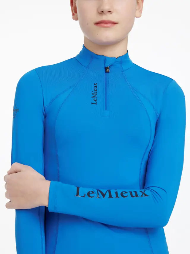 LeMieux Young Rider Classique Base Layer Benetton Blue