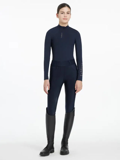 LeMieux Young Rider Classique Navy Base Layer for Equestrian Sport - Equiflair Saddlery