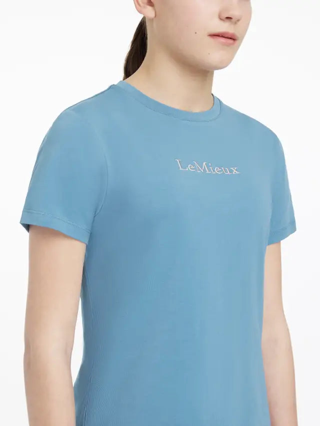 LEMIEUX Young Rider Classique T-Shirt - Ice Blue - Equiflair Equestrian Apparel