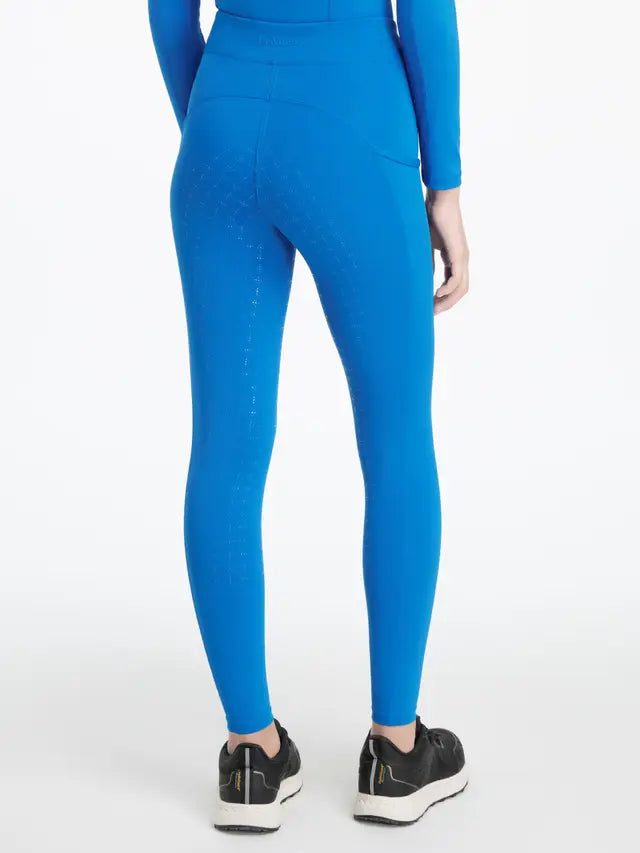Lemieux Young Rider Orla Blue Riding Leggings: Performance Equestrian Apparel for Children