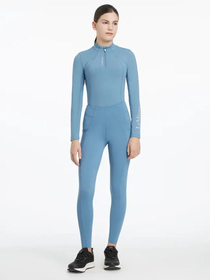 LEMIEUX Young Rider Orla Pull Ons Ice Blue | Equestrian Riding Leggings | Equiflair