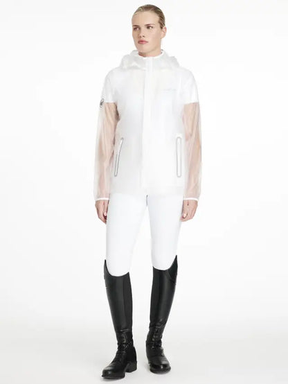 LeMieux Competition Waterproof Jacket - Clear Raincoat for Equestrian Events, Brand: Equiflair