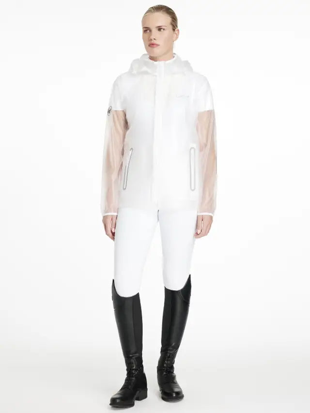 LeMieux Competition Waterproof Jacket - Clear Raincoat for Equestrian Events, Brand: Equiflair