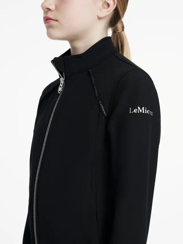 LeMieux Young Rider Soft Shell Jacket Black