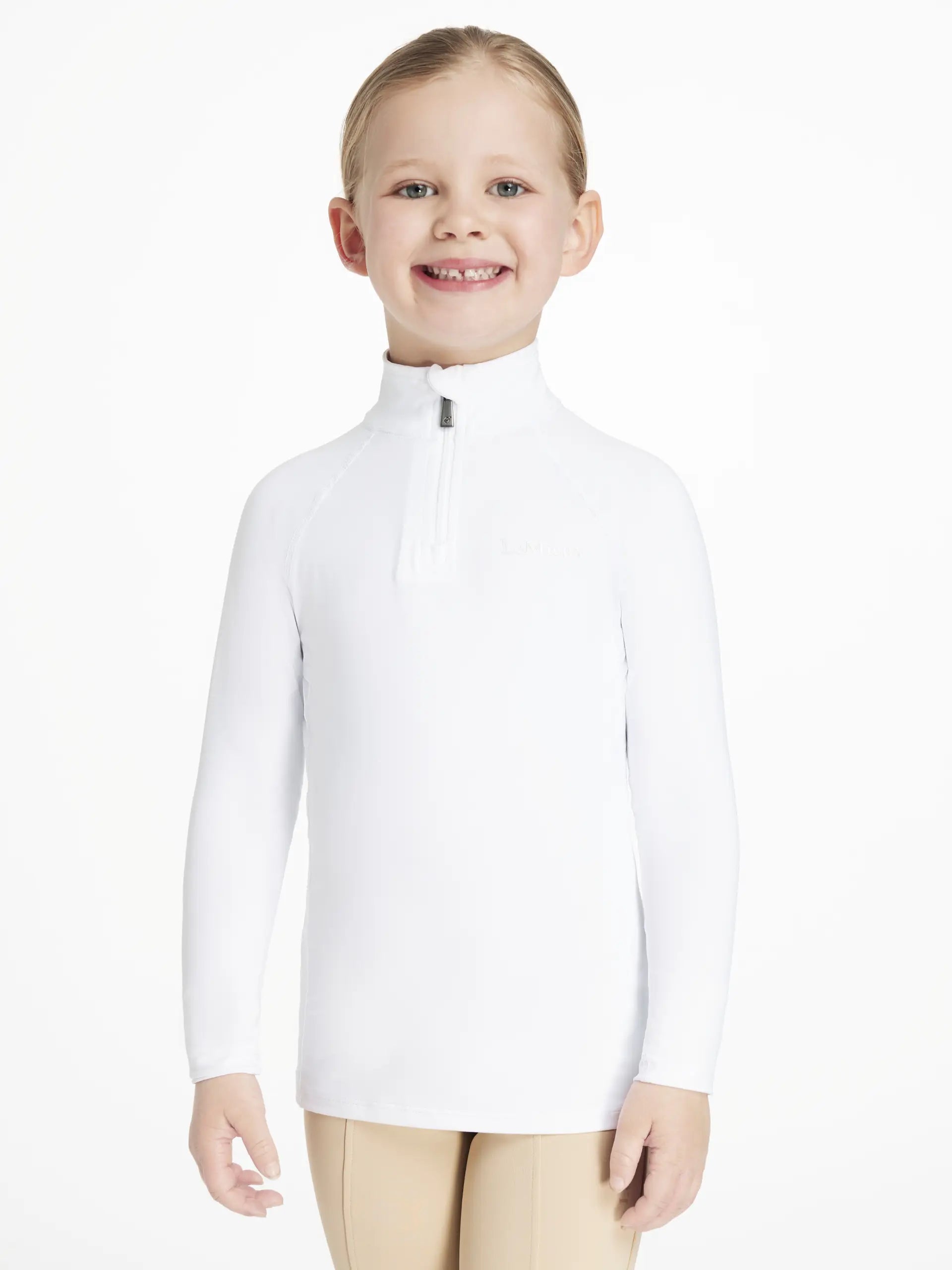 LeMieux Mini Classique White Base Layer - Equestrian Child Riding Apparel