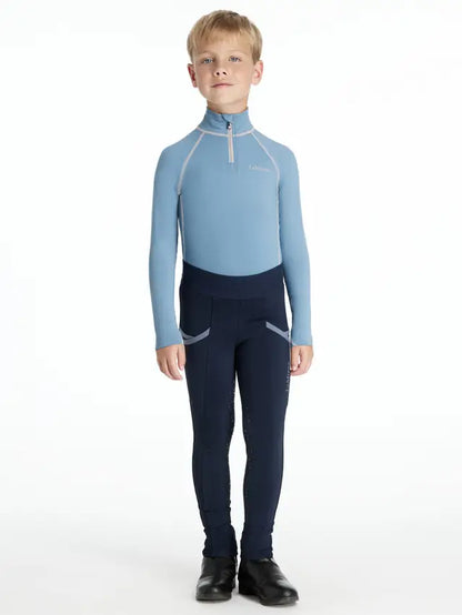 Lemieux Mini Classique Ice Blue Base Layer for Kids Equestrian Riding Apparel - Youth Sizes