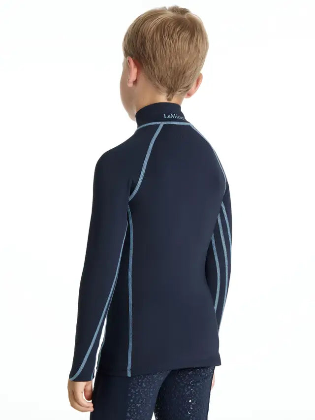 LeMieux Mini Classique Base Layer in Navy - Kids Equestrian Apparel