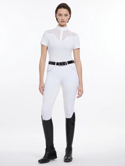 LeMieux Emily Short Sleeve Show Shirt White