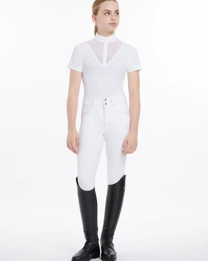 Lemieux Young Rider White Show Shirt: Equestrian Apparel for Kids