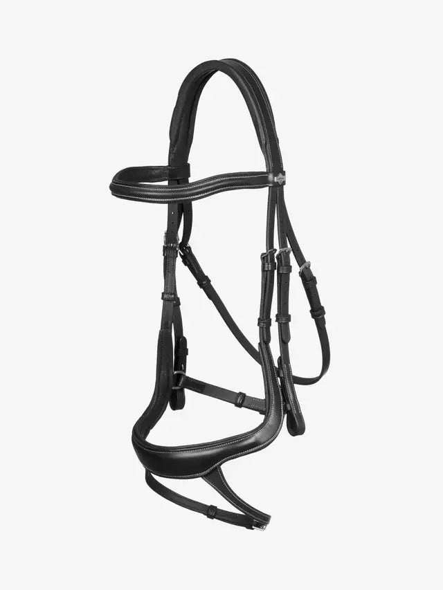 LeMieux Arika Split Noseband Bridle Black | Premium Horse Riding Equipment