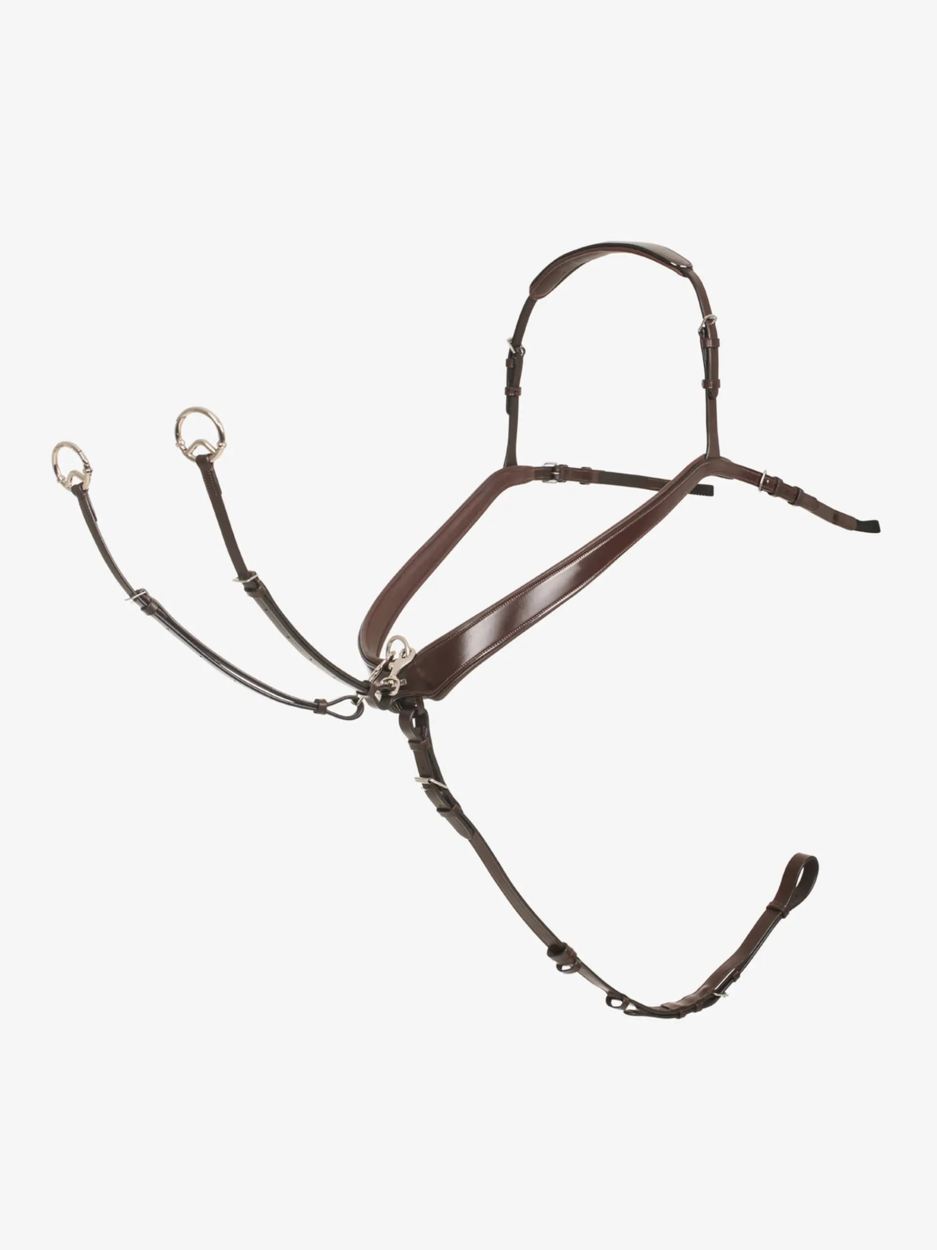 Lemieux Kudos Bridge Havana Breastplate: Premium horse riding chest strap for comfort, stability & rein attachments. Equiflair store