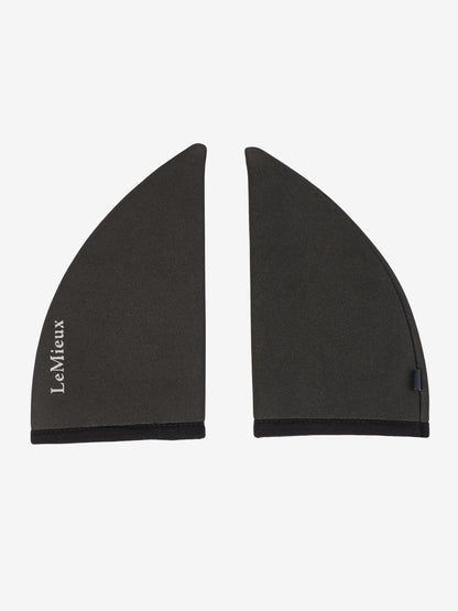 LeMieux Acoustic Fly Hood Inserts - Black for Horses | Sound Dampening Ear Plugs