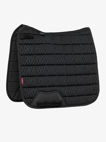 LEMIEUX Black 3D Mesh Cooling Dressage Saddle Pad - Optimal Airflow & Temperature Control for Horses