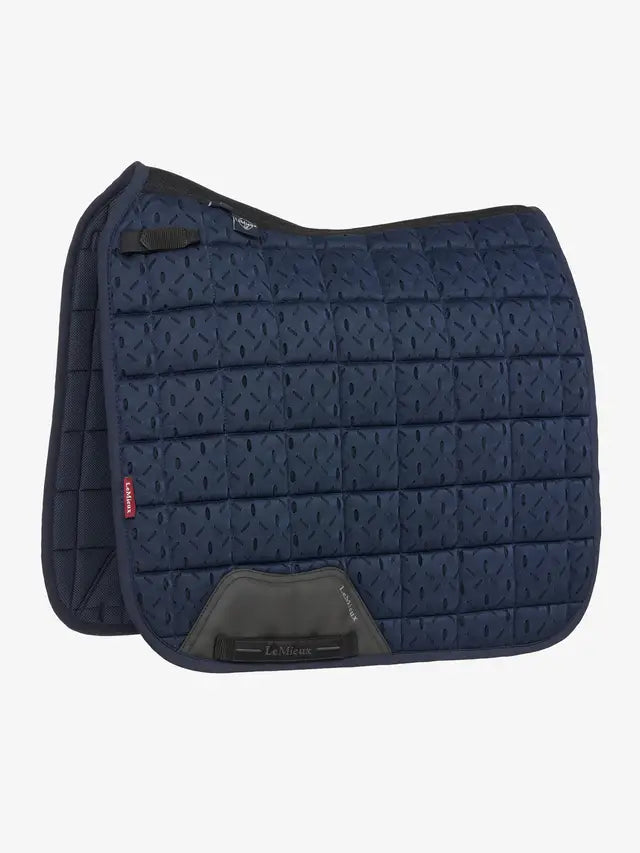 LeMieux 3D Mesh Self-Cool Dressage Square - Navy Blue Saddle Pad | Equiflair