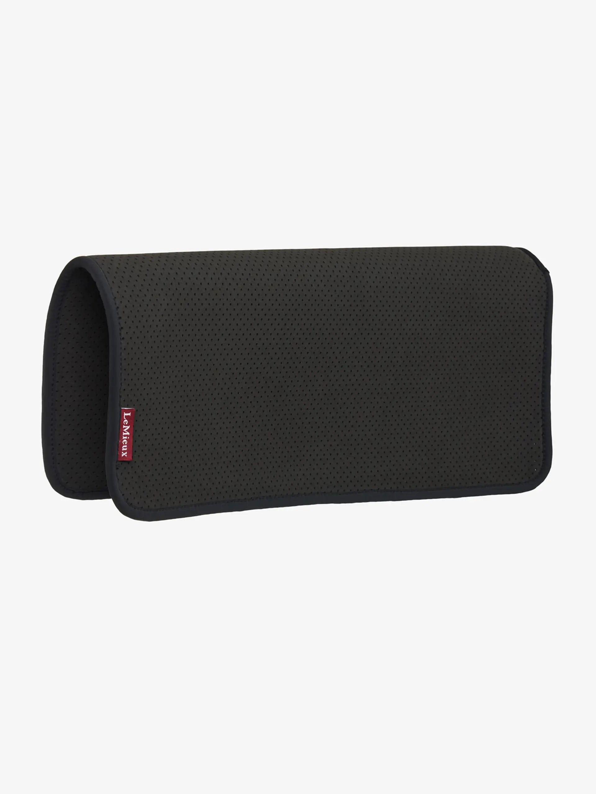 Lemieux Non-Slip Half Pad Square Black: Breathable, perforated neoprene for horse riding & saddle grip. Available at Equiflair!