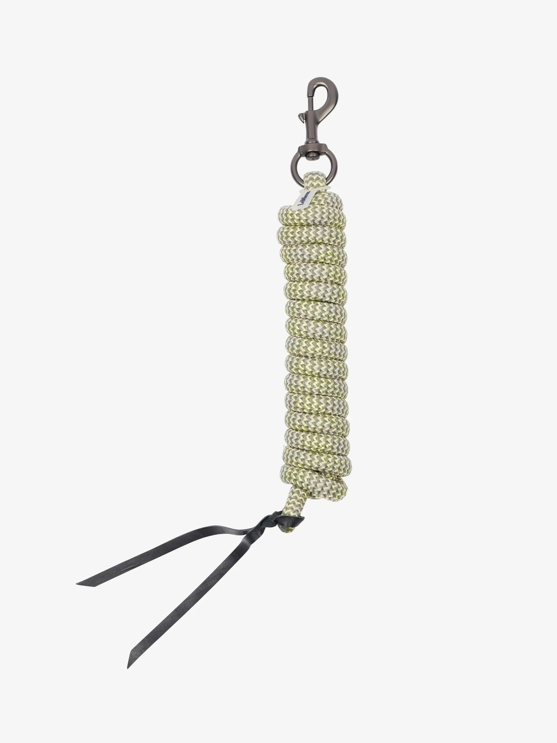 LEMIEUX Training Leadrope Rosemary/Stone/Lemonade | Equiflair - Groundwork & Riding Leash with Faux Leather Tail