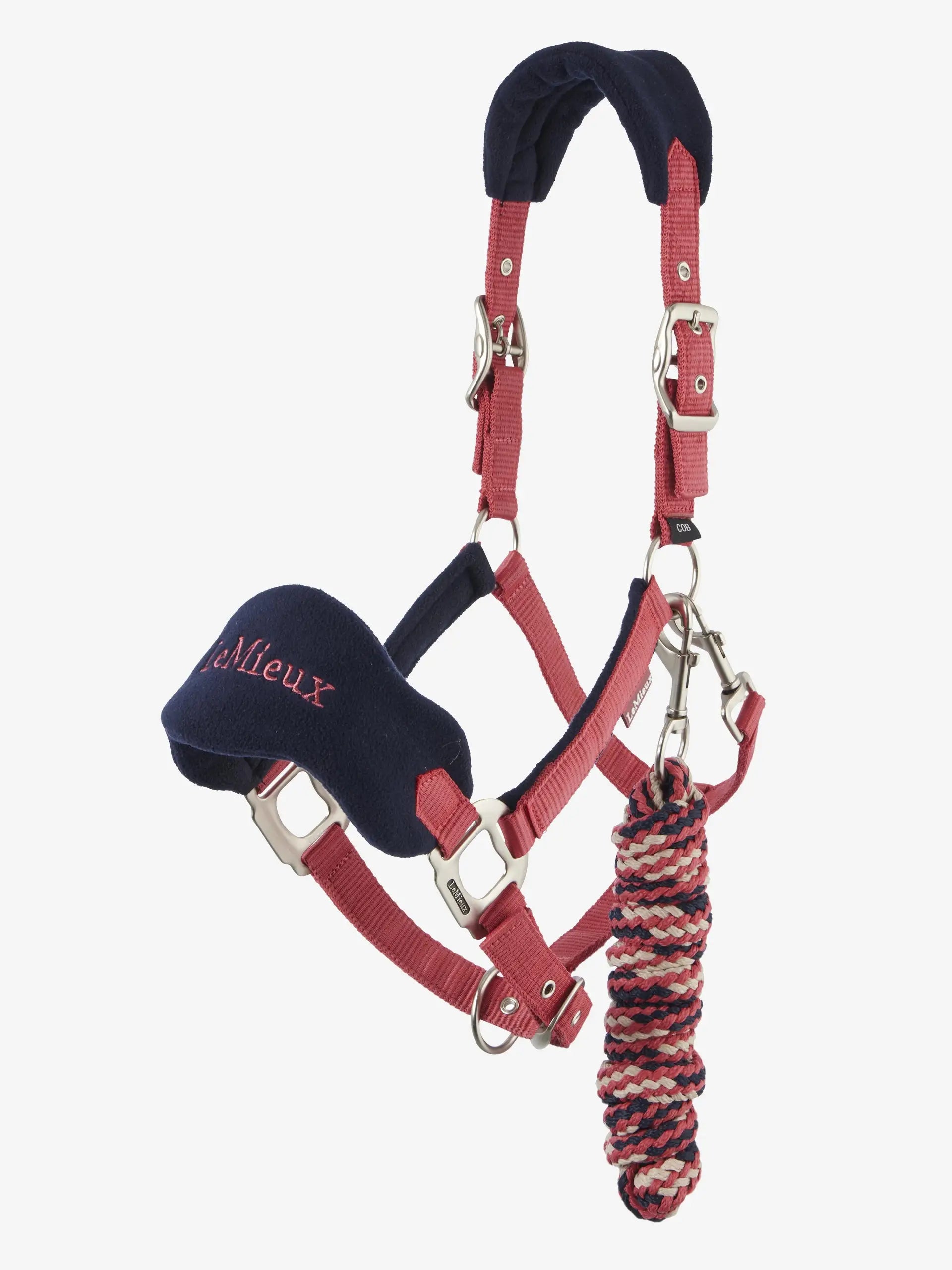 LeMieux Mini Vogue Headcollar & Leadrope Cranberry