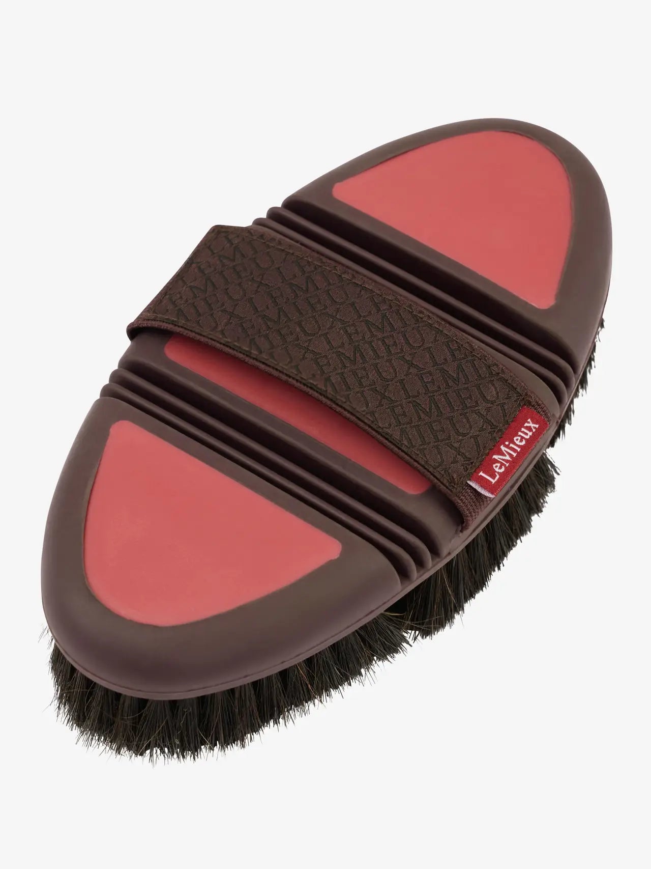 LEMIEUX Flexi Horse Hair Body Brush - Cranberry: Equine Grooming Tool | Equiflair