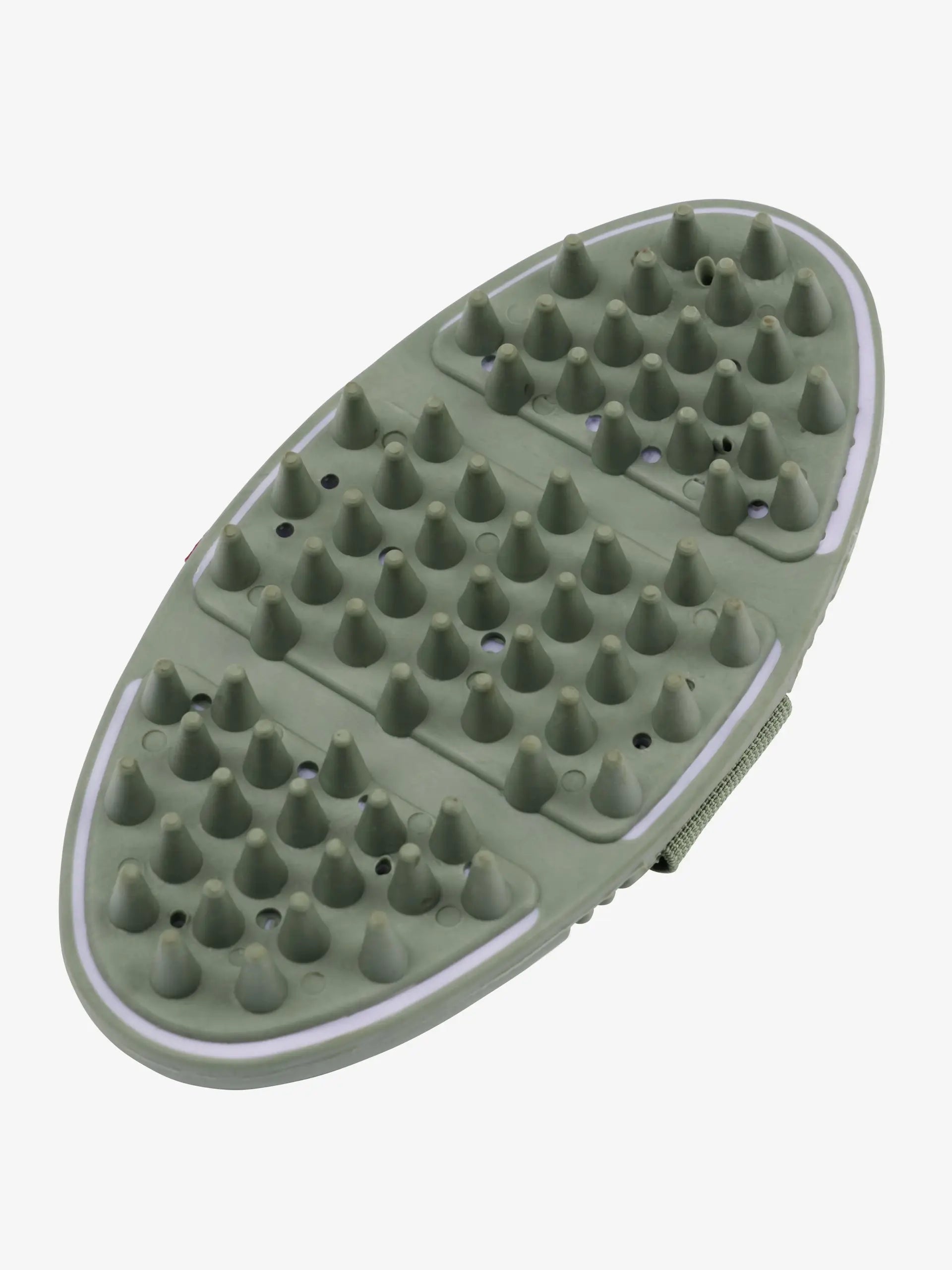 LeMieux Flexi Massage Brush: Rubber Curry Comb for Horses, Lilac