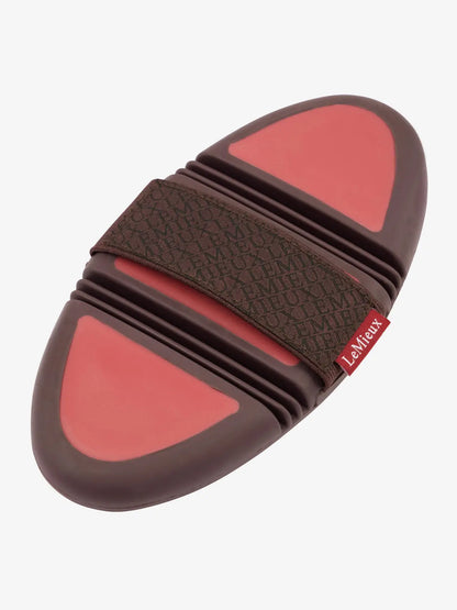 LeMieux Flexi Massage Brush Cranberry - Horse Grooming at Equiflair
