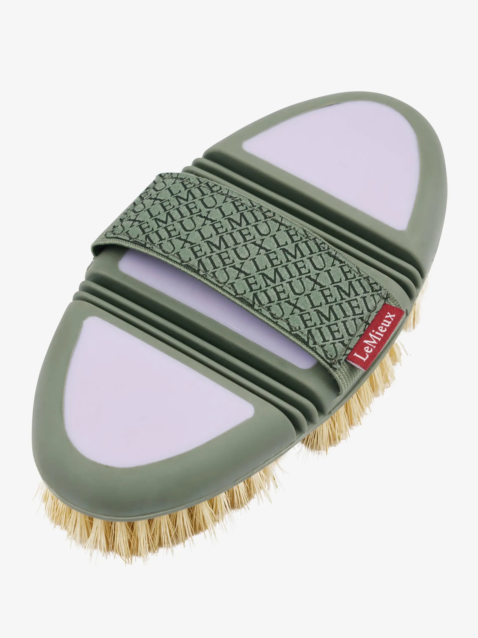 LeMieux Flexi Scrubbing Brush - Horse Grooming Tool, Lilac Color