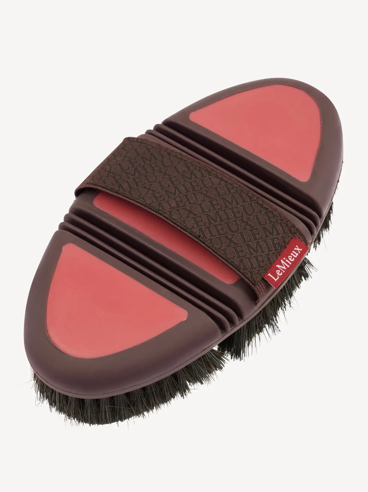 Lemieux Flexi Sponge Brush Cranberry - Horse Grooming, Equine Care Bathing Tool