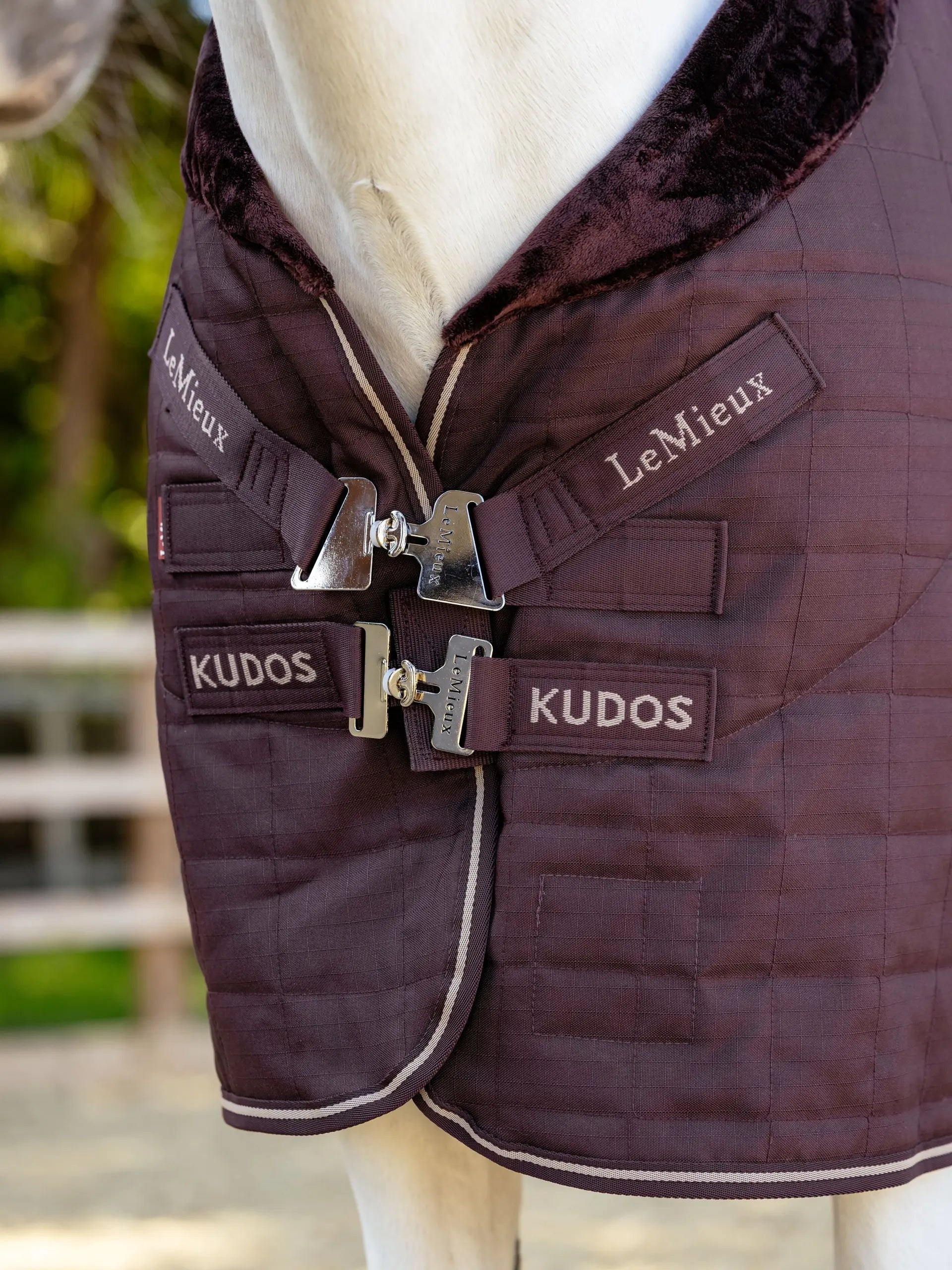 LeMieux Kudos Luxe Lined Stable Rug Damson