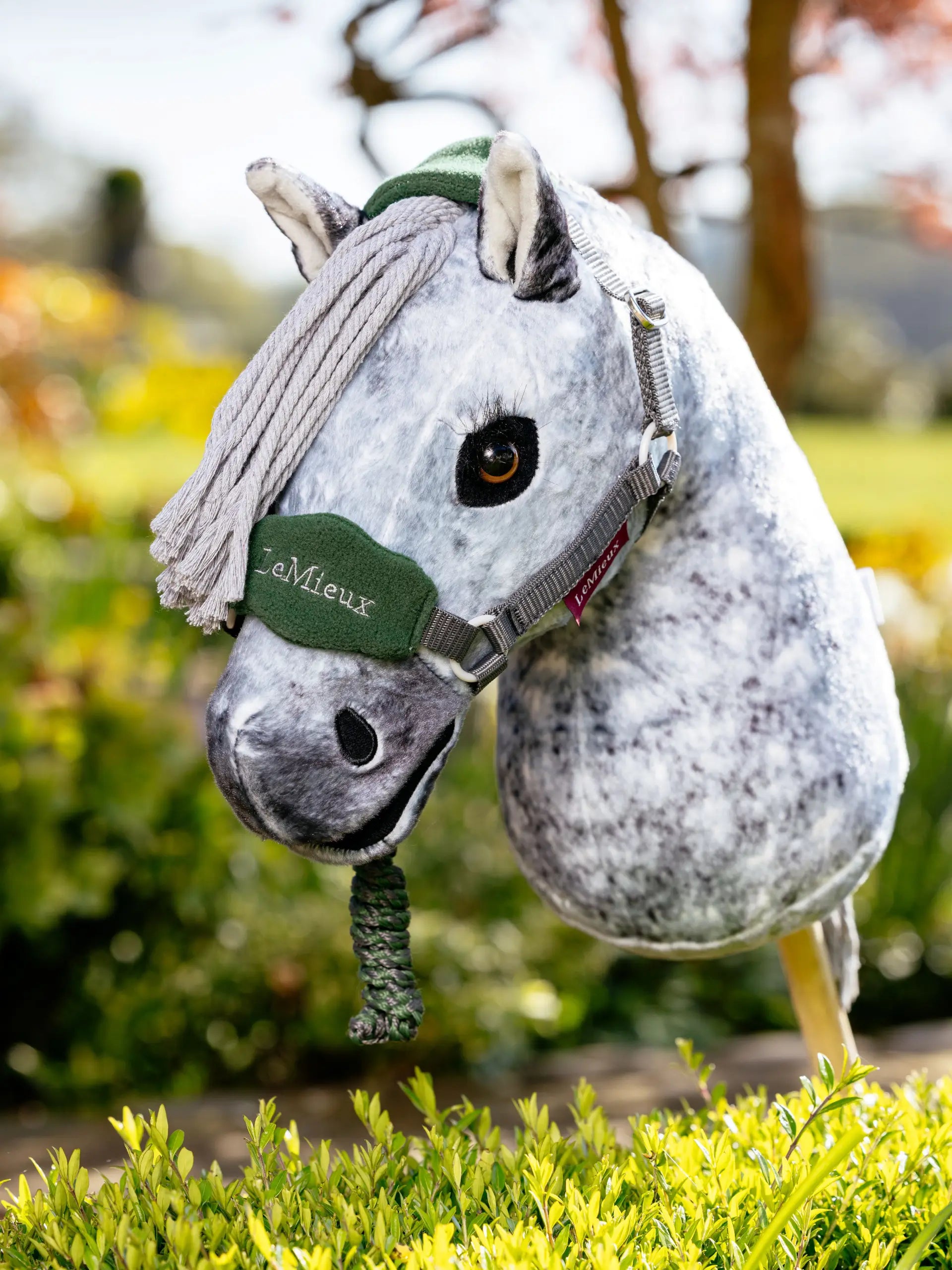 LeMieux Hobby Horse Vogue Headcollar & Leadrope Hunter Green