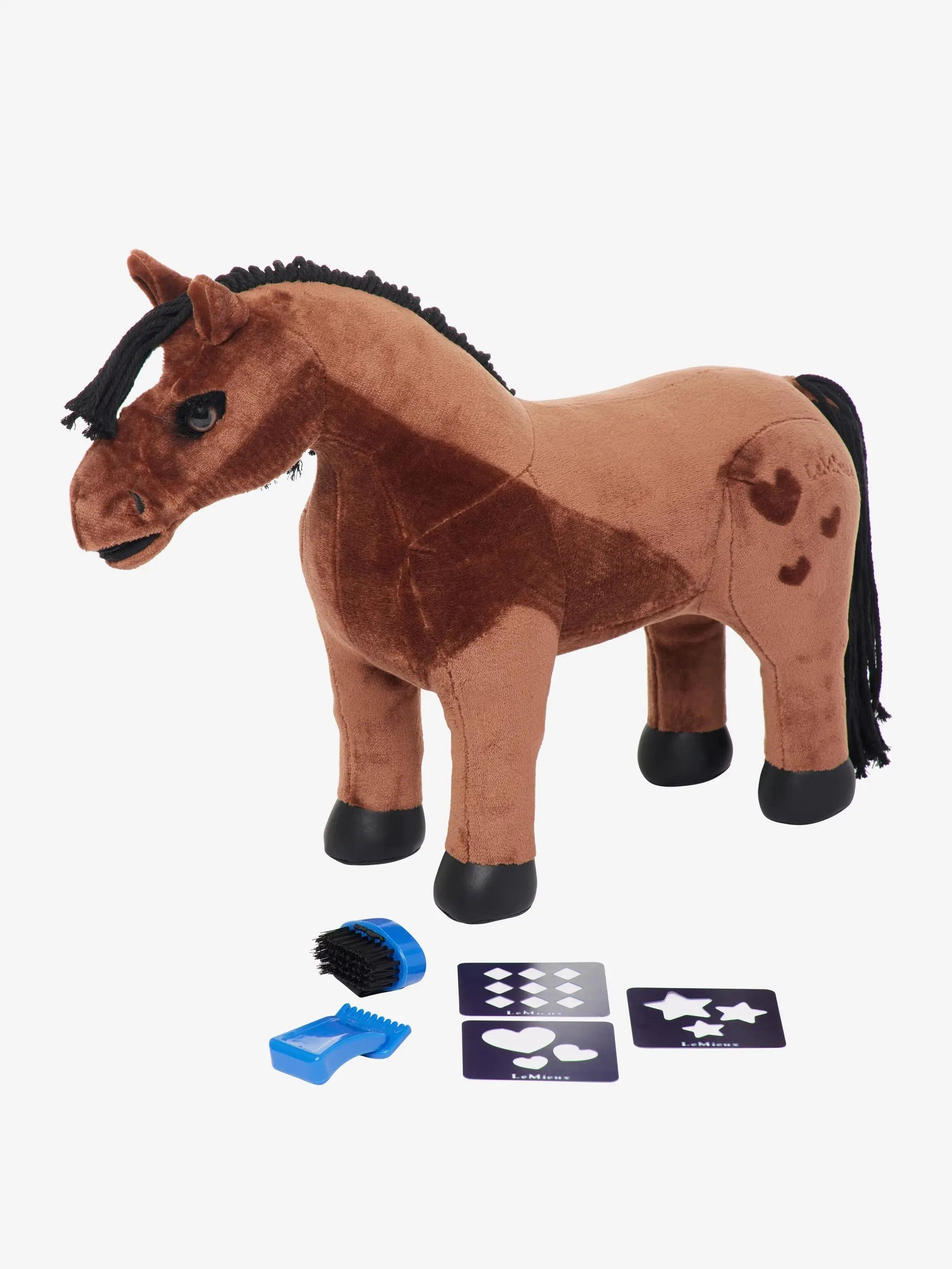 LEMIEUX TOY PONY GRACIE: Plush Equestrian Toy Horse for Clipping & Grooming with Accessories