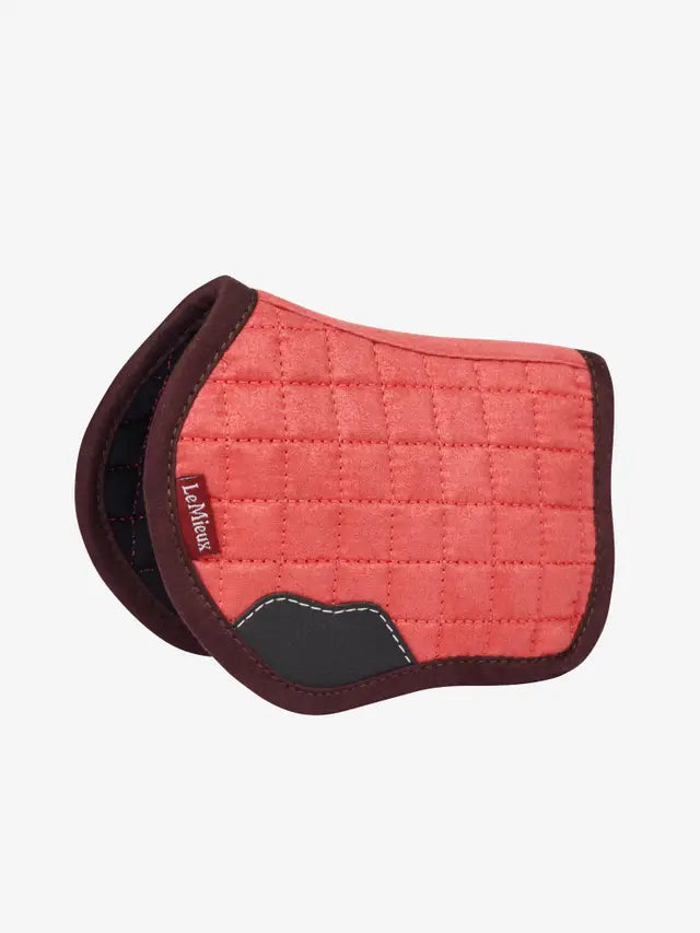 LEMIEUX Toy Pony Pad Cranberry: Miniature Equestrian Saddle Pad for Children's Horse Toys - Equiflair