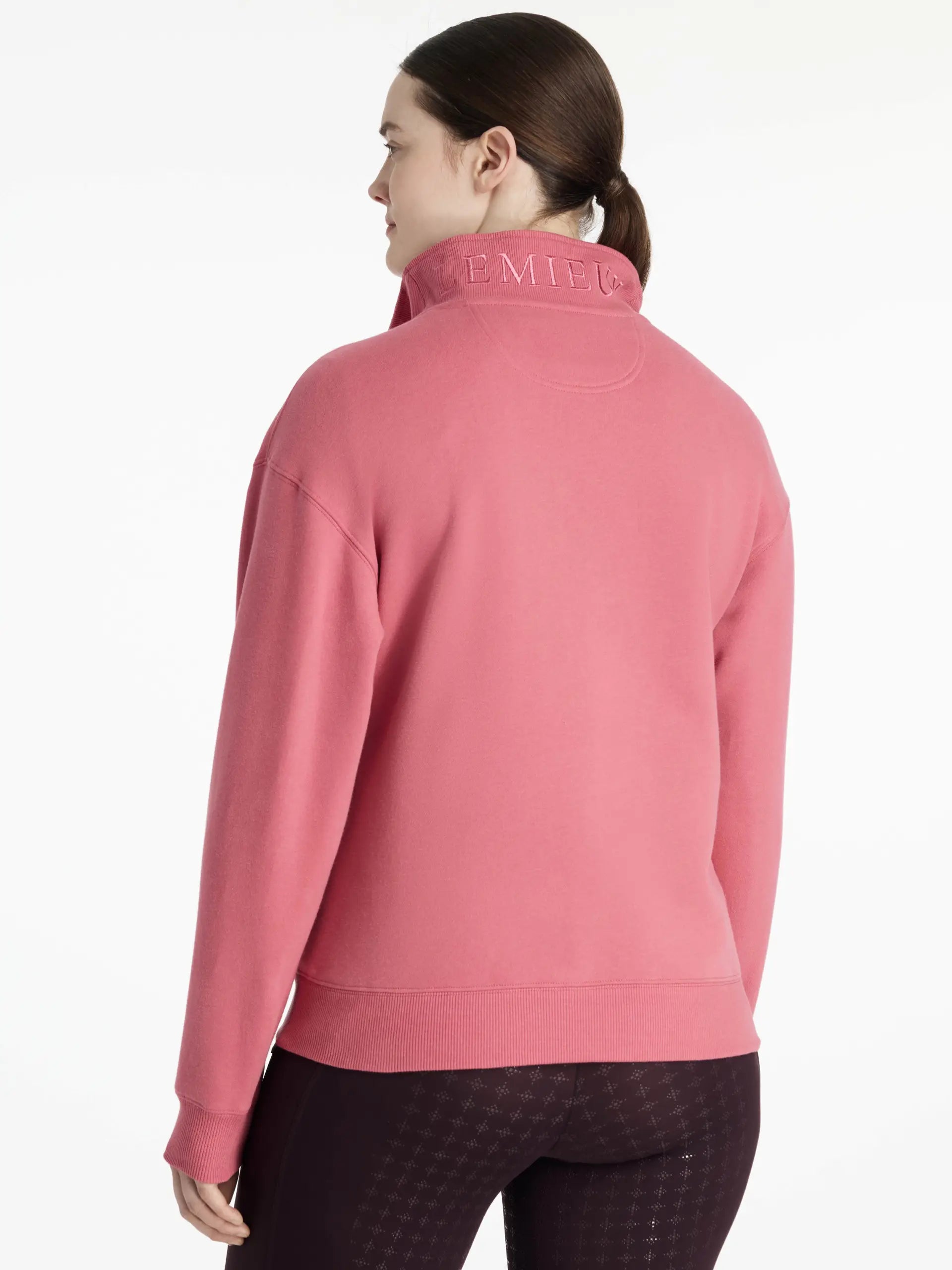 LeMieux Keira Quarter Zip Sweat Cranberry