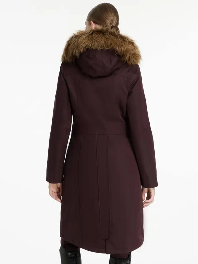 LeMieux Anya Waterproof Riding Coat Damson