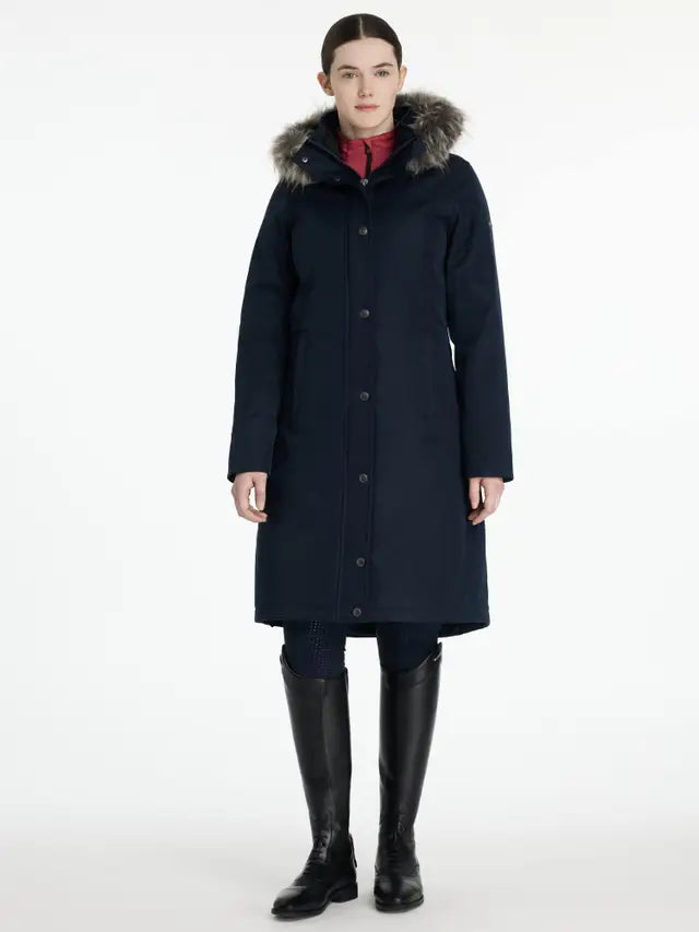 LeMieux Anya Waterproof Riding Coat Navy