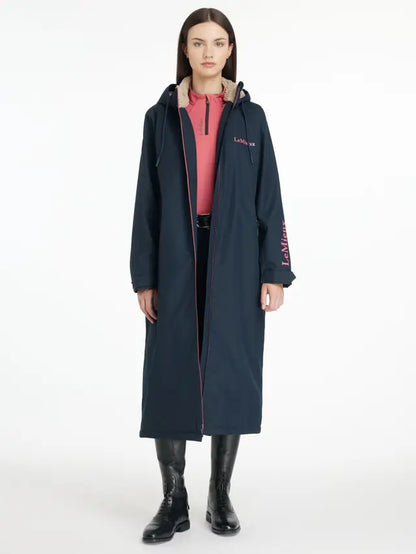 LEMIEUX HYDROSHIELD ROBE NAVY: Waterproof Riding Coat, Equestrian Apparel