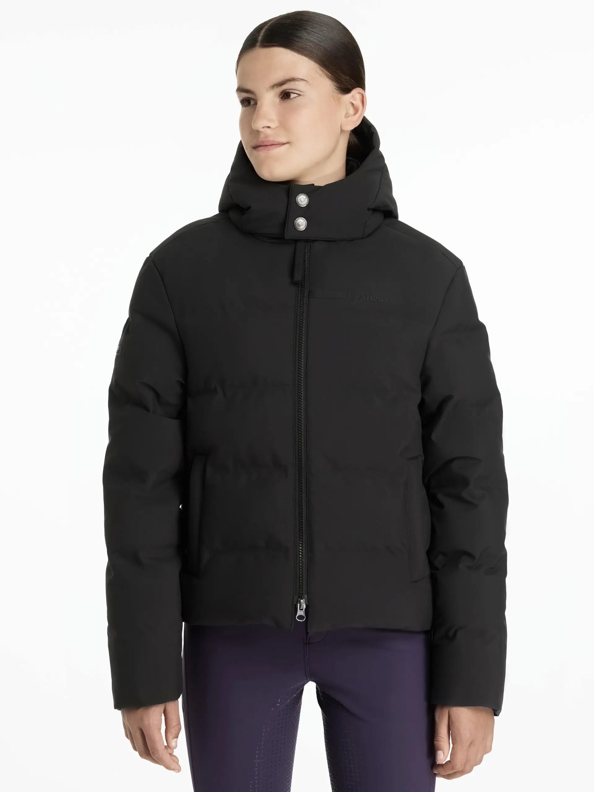 LeMieux Young Rider Daisy Waterproof Coat Black