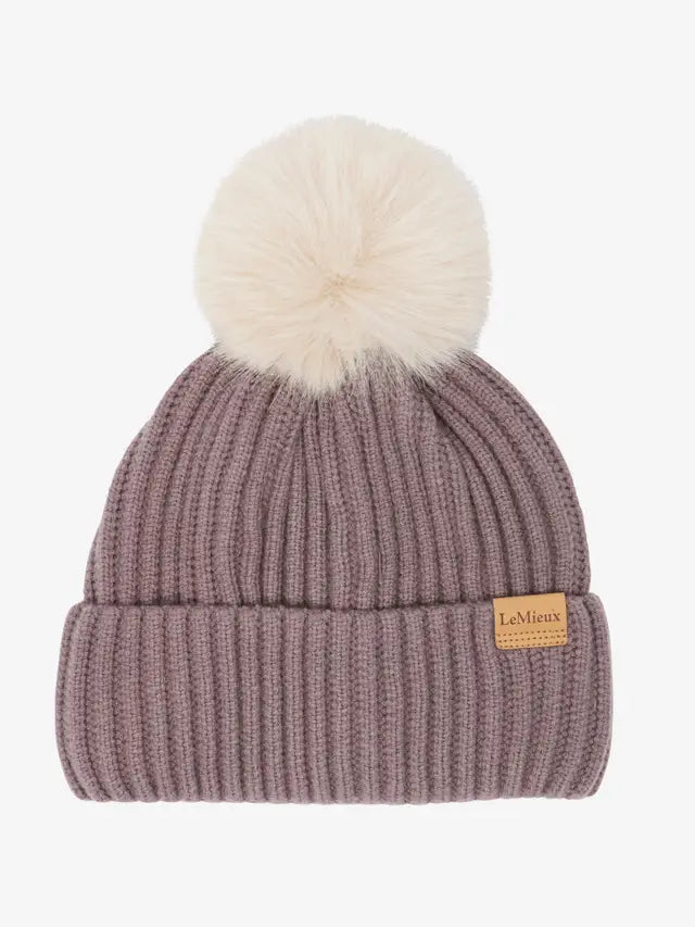 LeMieux Clara Rib Beanie Walnut