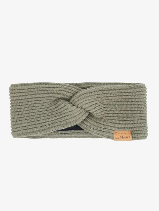 Lemieux Clara Rosemary Rib Knit Knot Headband: Warm & Stylish Winter Accessory