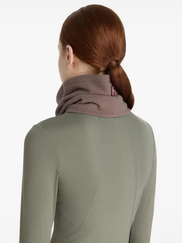LEMIEUX FLEECE SNOOD WALNUT-Fleece neck warmer, comfortable and versatile snood-Equiflair