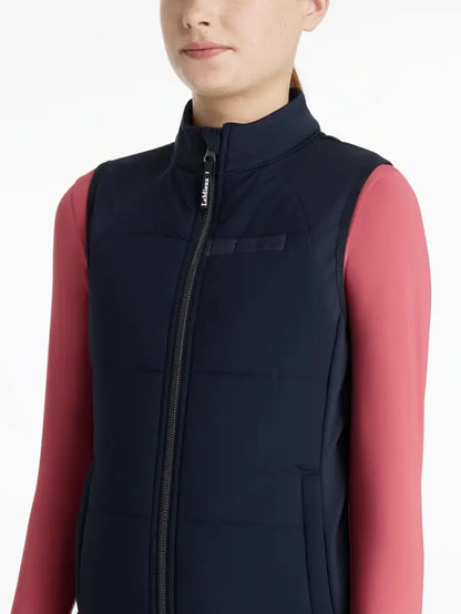 LEMIEUX YOUNG RIDER PAMMY TRAINING GILET NAVY - Lightweight, Warm, Activewear Vest for Horse Riding