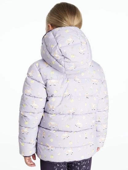 LeMieux Mini Printed Lilo Puffer Jacket Lilac